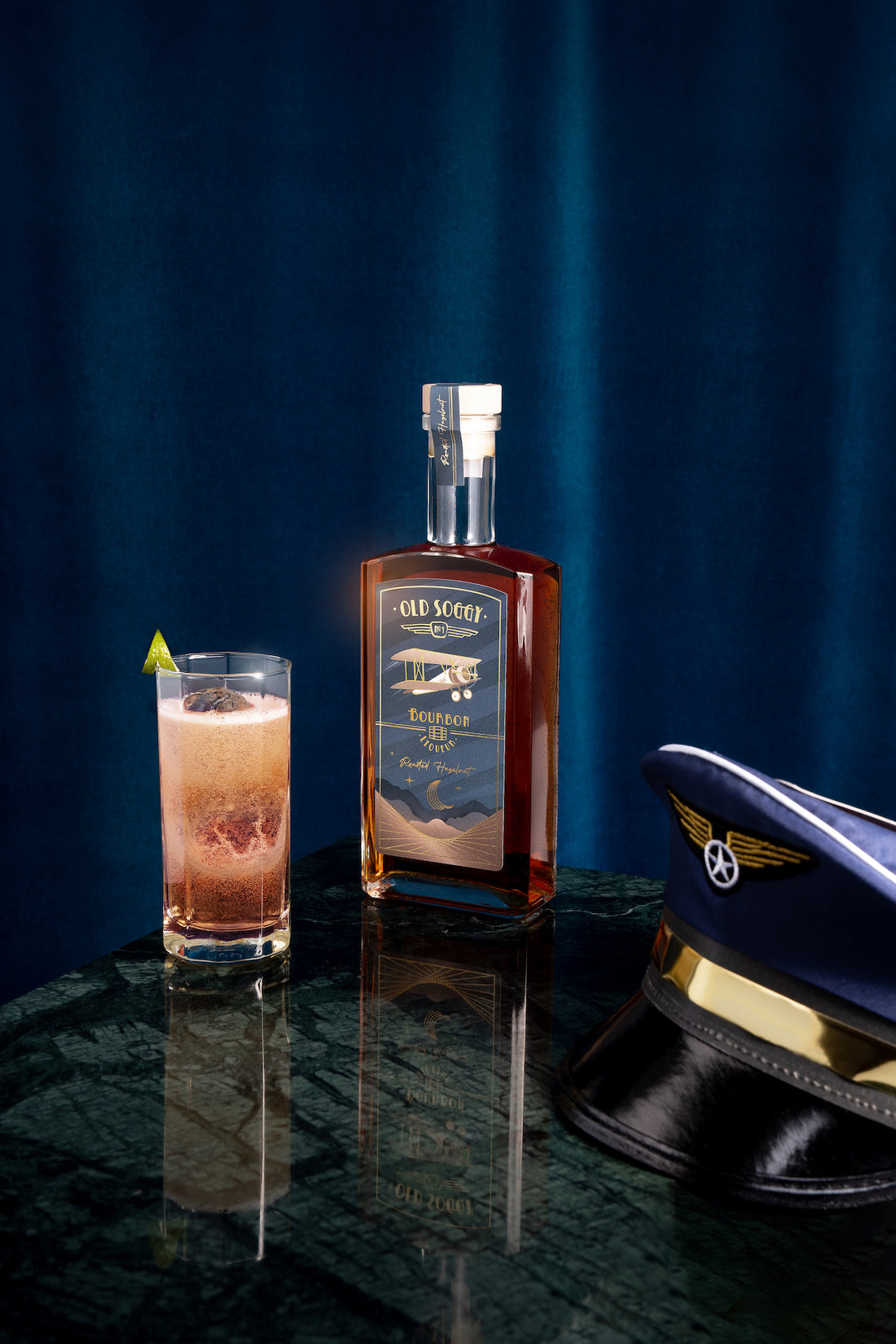 Old Soggy Bourbon Liqueur Cocktail Roasted Hazelnut Sour